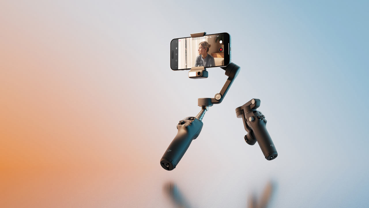 DJI、スマホ用ジンバル「Osmo Mobile 8」発売。360°パン回転に初対応