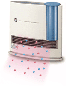 除菌イオン」効果の加湿セラミックファンヒーター HX-124CX