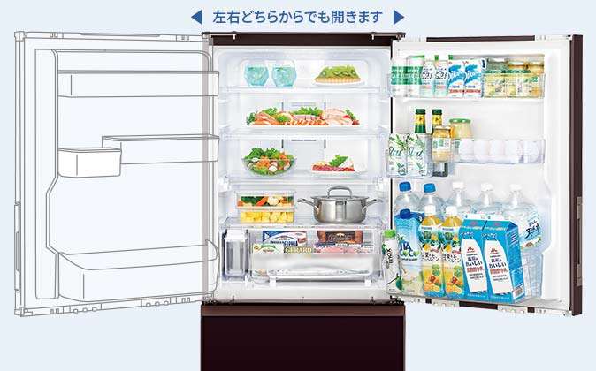 特長 | SJ-GW35J | 冷蔵庫：シャープ