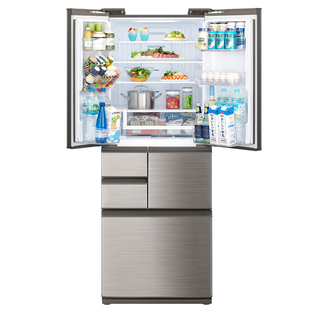 三菱冷凍冷蔵庫 470L MR-WX47C-W 2018製 三菱電機 置けるスマート大