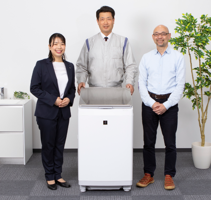 穴なし槽のヒミツを徹底解説 | 洗濯機：シャープ