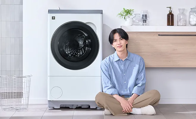 洗濯機：シャープ