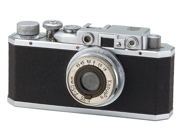 国産初の35mmレンジファインダーカメラ試作機「KWANON」誕生80周年