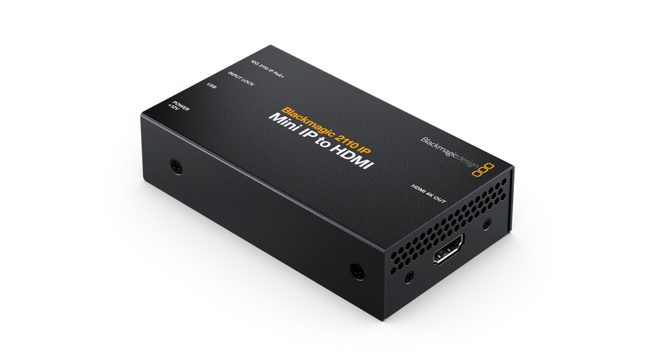 ブラックマジックデザイン、Blackmagic 2110 IP Converterの新シリーズ