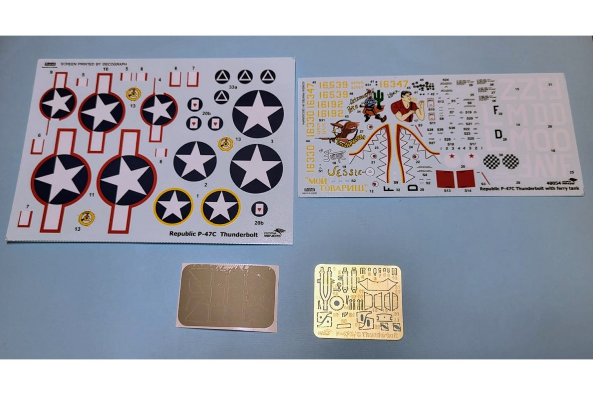 Republic P-47 C Thunderbolt with Ferry Tank Dora Wings 48054