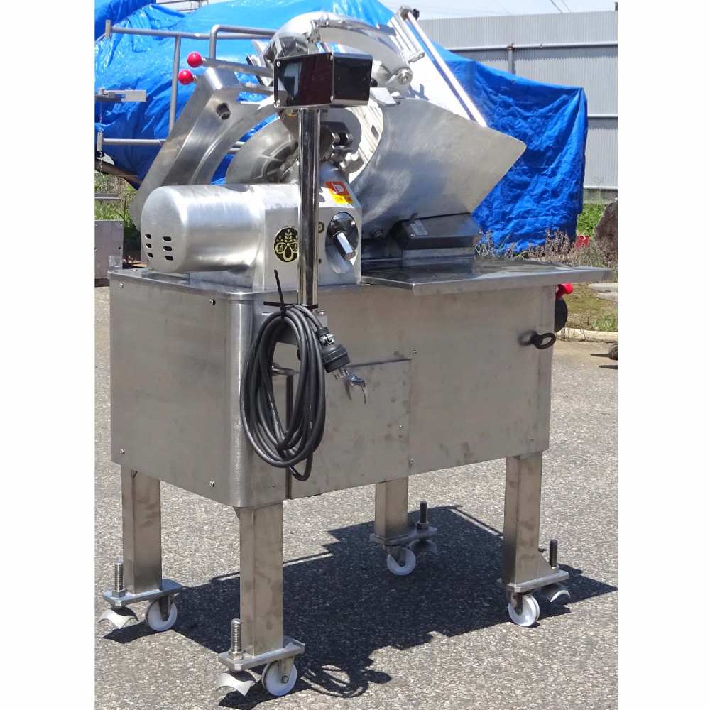 冷凍肉スライサー 中古 なんつね NF-410AD ハイ・トップ『品番8759