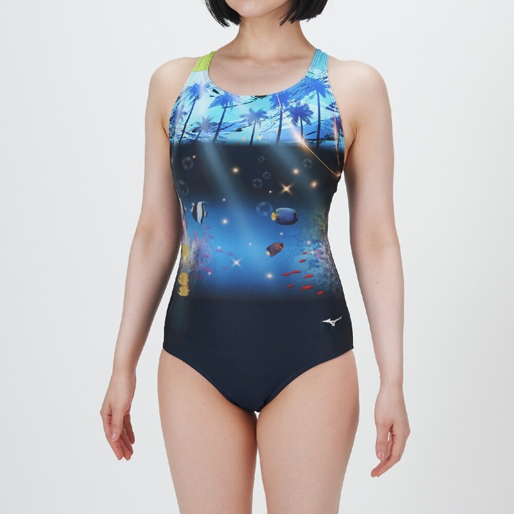 Stroke ONE／撥水】スイムフィットネス用ワンピース|N2JAC305