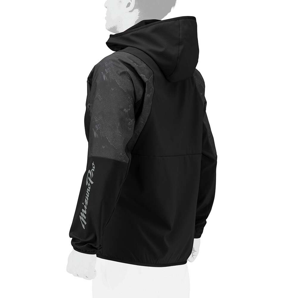 ミズノプロ／ストレッチ／防風】テックシールドフーディ|12JEBW77