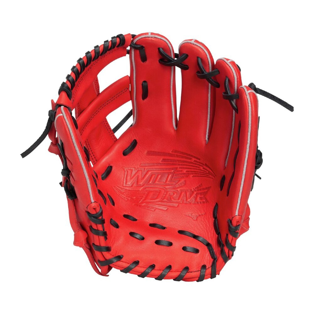 軟式用ウィルドライブ レッド【内野手向け／サイズ9】|1AJGR34603