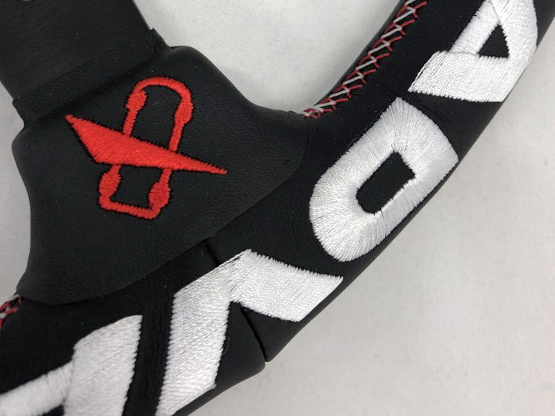 T And E ADVAN x VERTEX Racing 90mm Deep 330mm Steering Suede (150