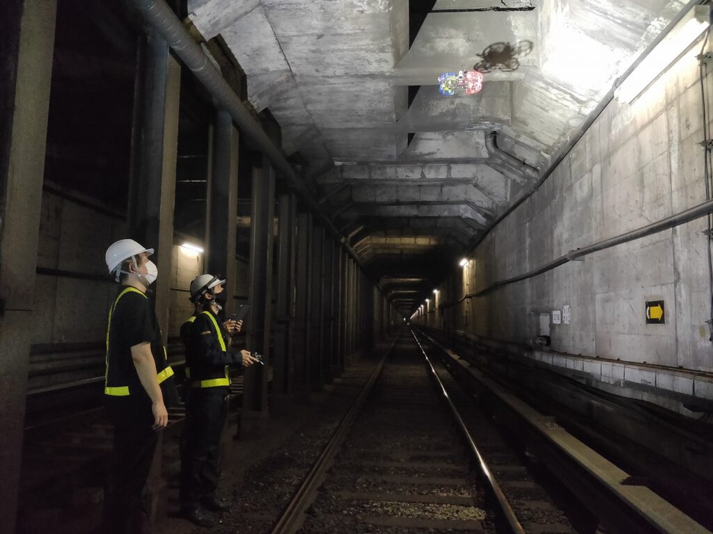 トンネル検査用小型ドローン「DK-1mk3」の導入 | JP Drone株式会社