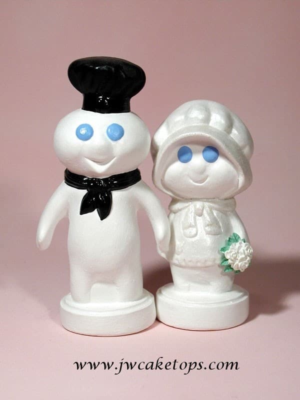 Pillsbury Doughboy Wedding Couple - Jayne Williams Cake Tops
