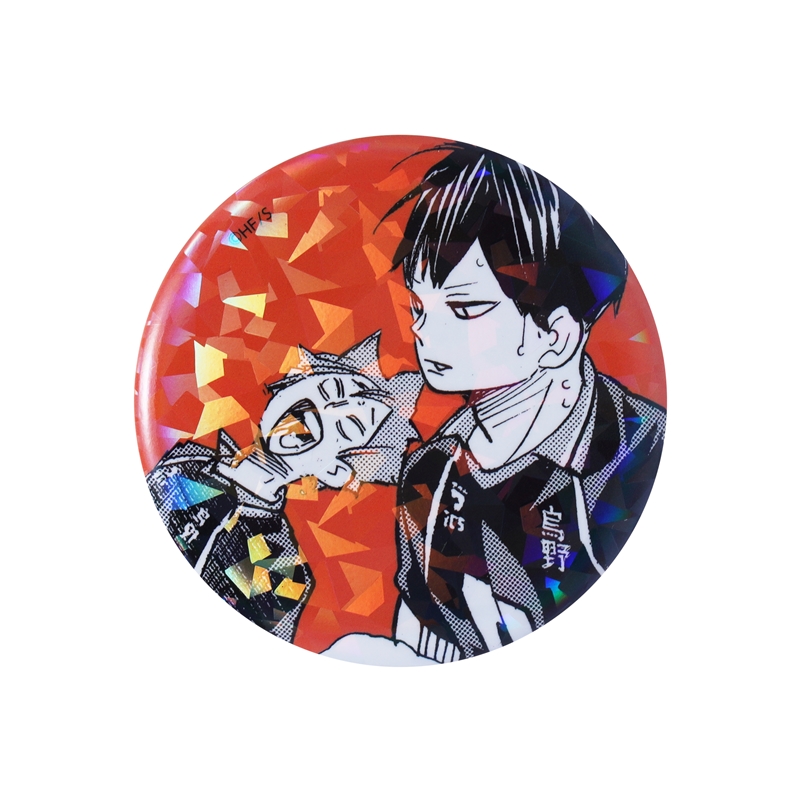 ハイキュー オールスター缶バッジ 孤爪 研磨 受注 限定 オル缶 完全