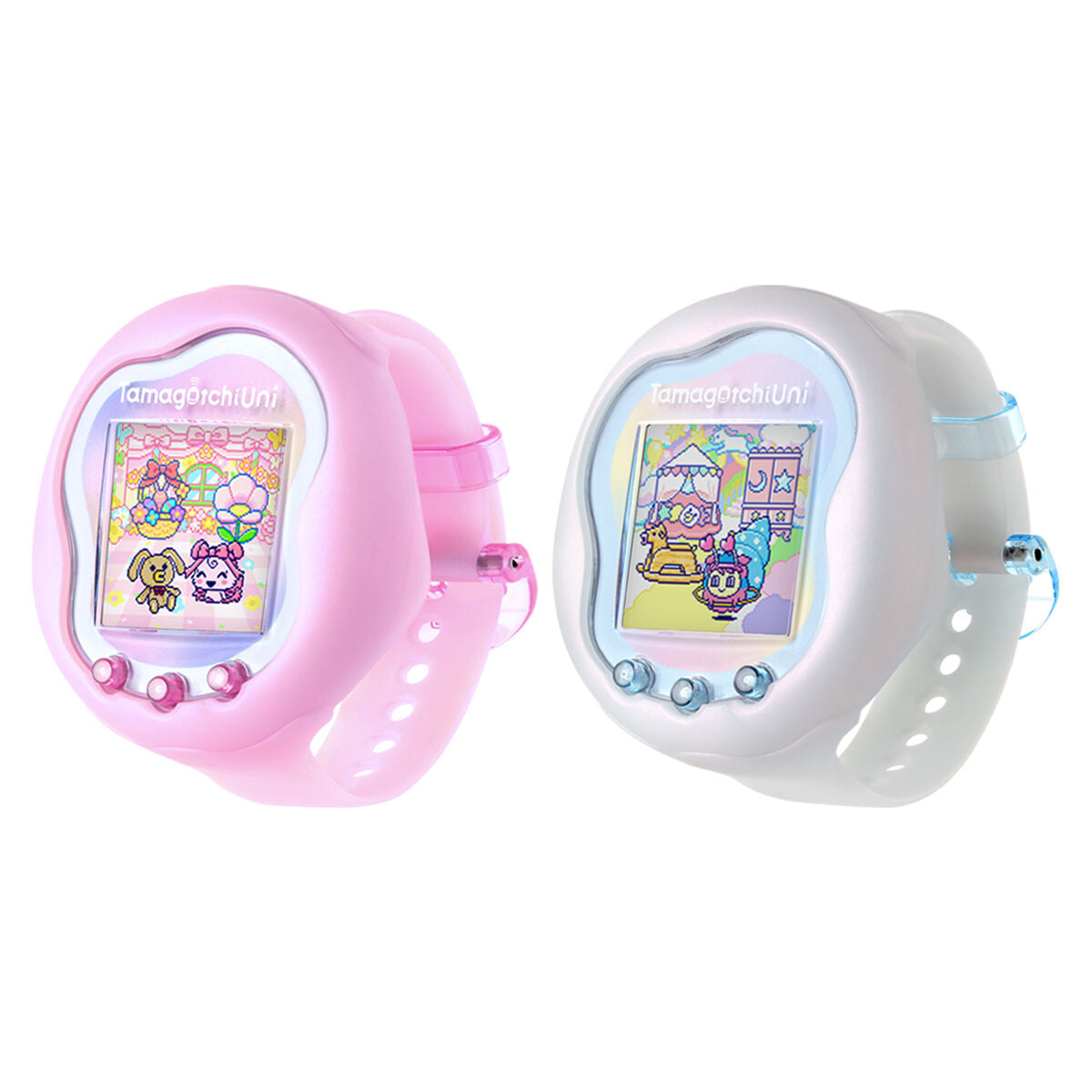 Tamagotchi Uni Limited Edition - Aurora Pink or Prism White (2