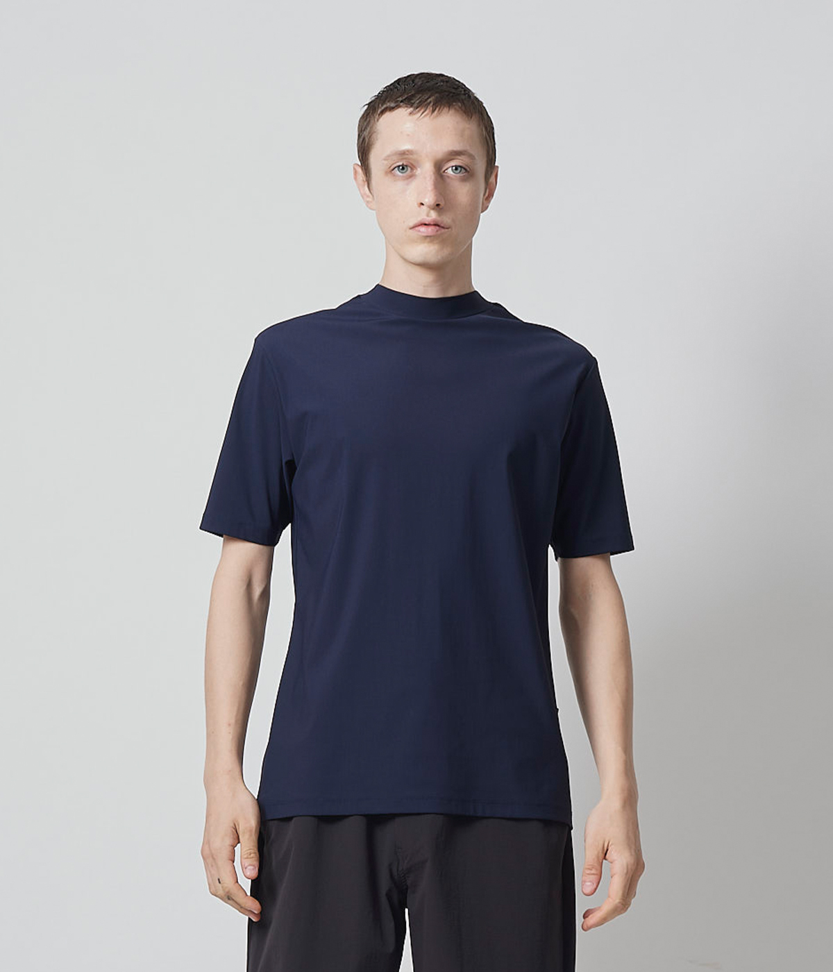 JH+ SIDE ZIP MOCK NECK T | junhashimoto（ジュンハシモト）Official