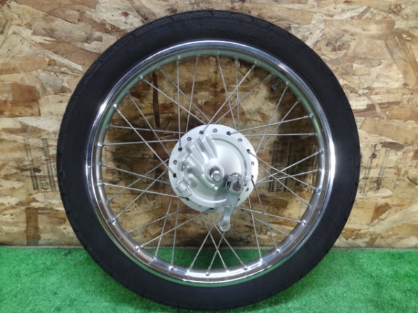 カブ90(HA02-2104)◎純正フロントホイール17×1.40【C50?CD50? – 中古