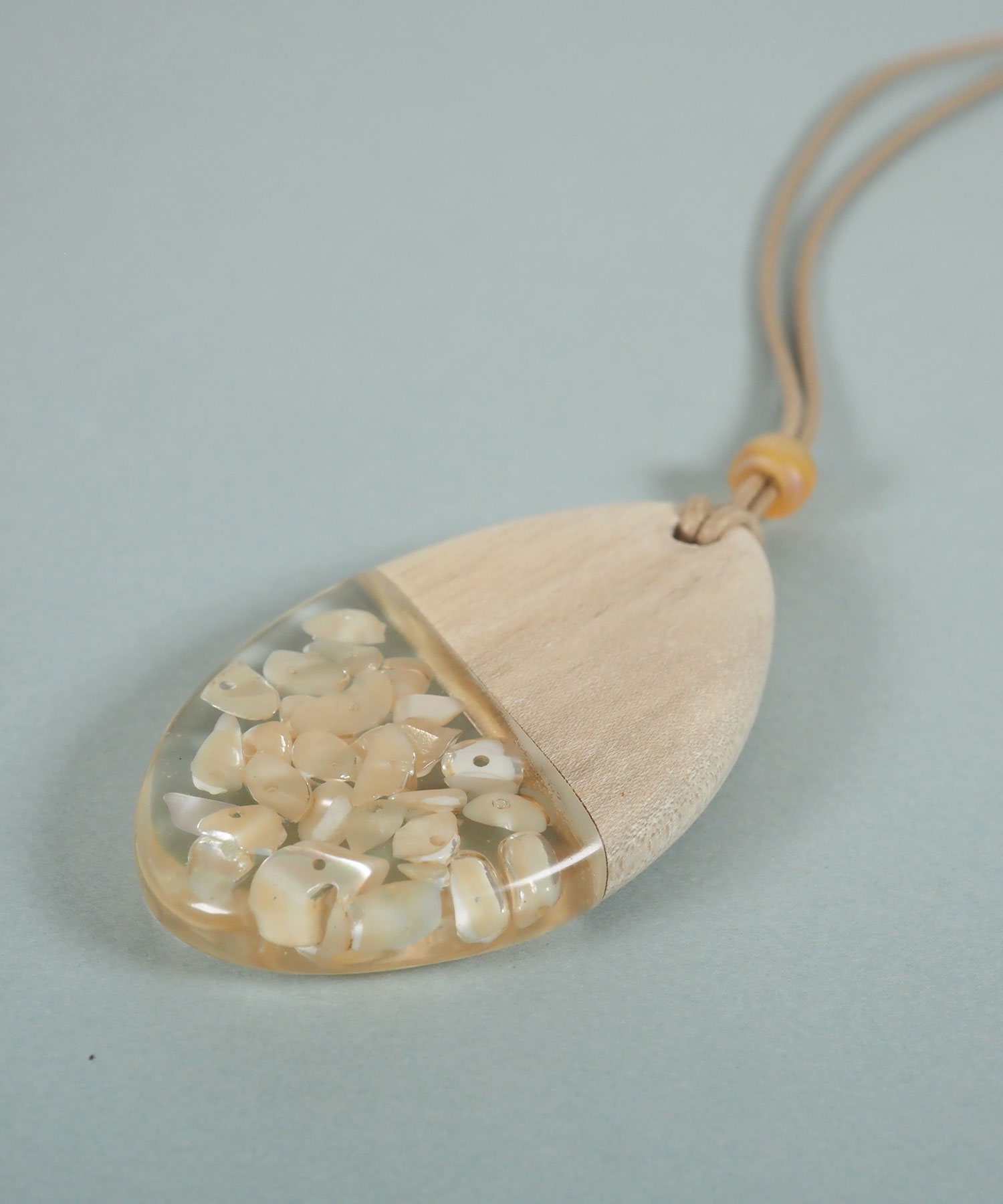 ウッドレジンミックスネックレス【JUNO PREMIUM】 ｜ JUNOアクセサリー