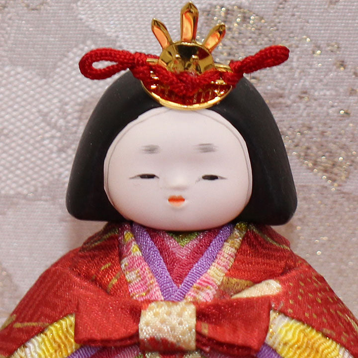 雛人形飾り 木目込み 寿鳳作ミニミニ十五人五段 – 寿鳳人形の東芸