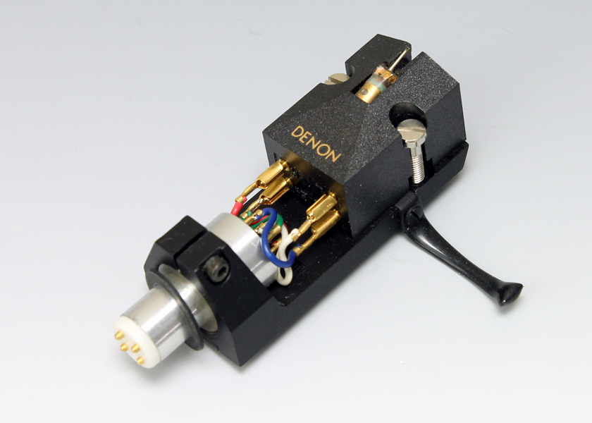 DENON DL-103 MCカートリッジ ヘッドシェル付き 音出しOK ♪ ⁄⁄⁄ 新作 【