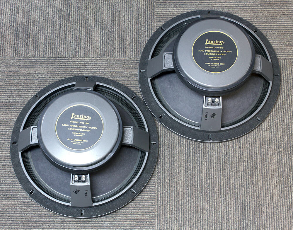 ALTEC アルテック 515-8G ウーファー ペア - 中古オーディオの販売や