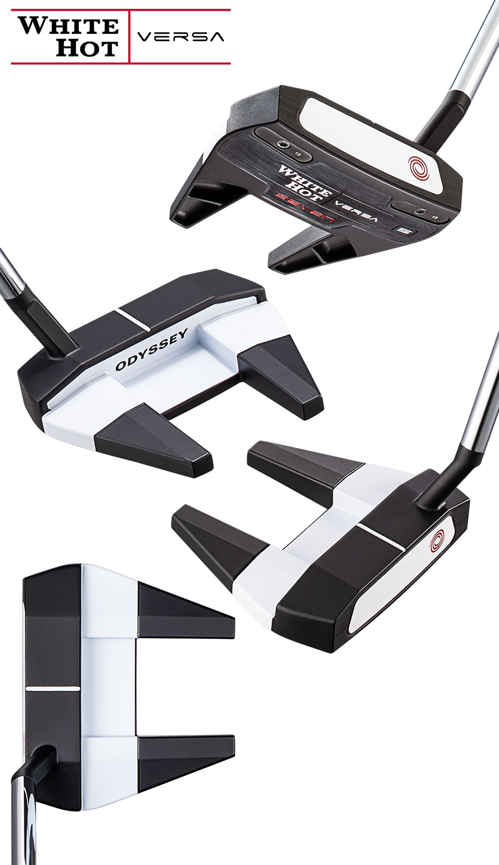 毎日発送】オデッセイ WHITE HOT VERSA SEVEN S パター メンズ 右用