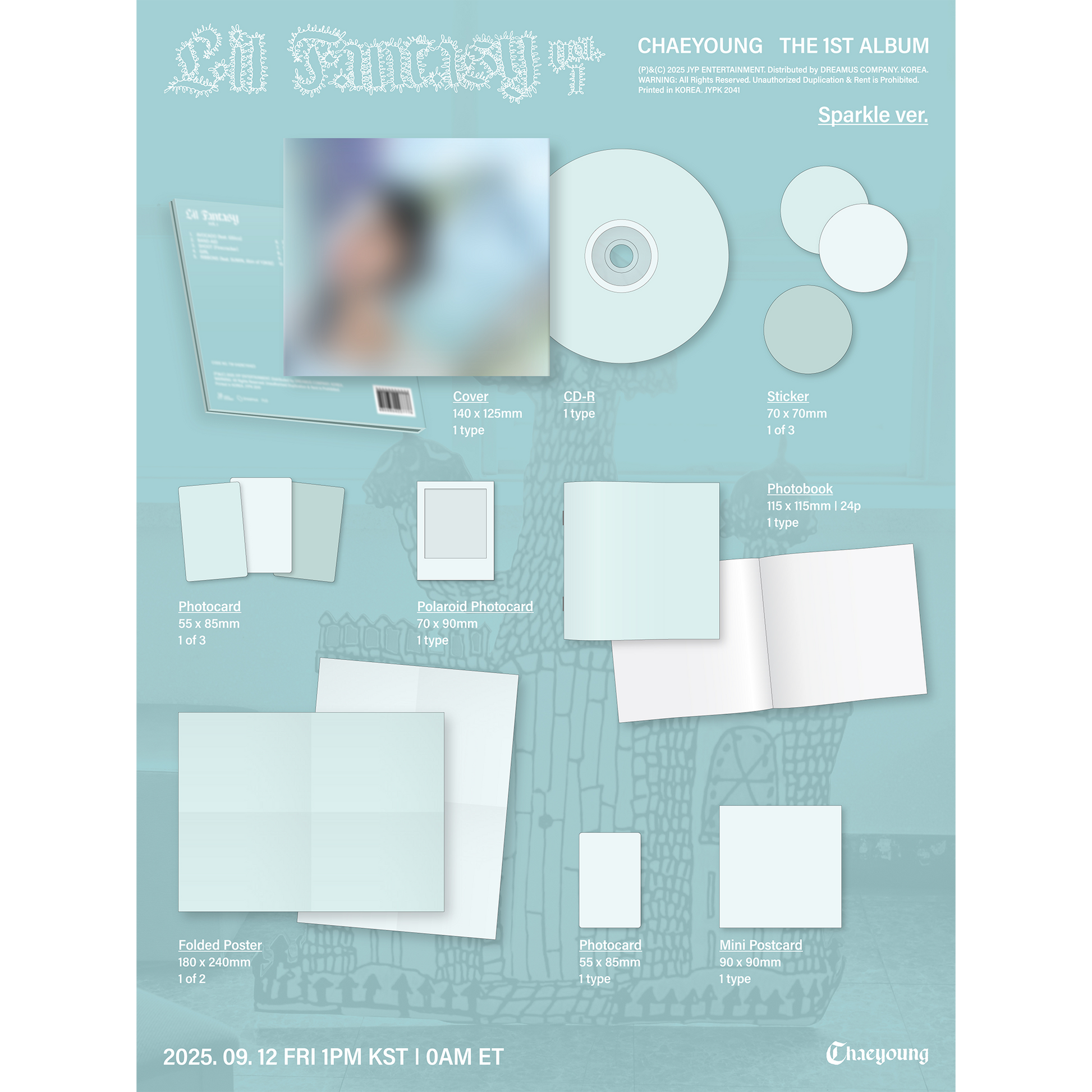 CHAEYOUNG THE 1ST ALBUM『LIL FANTASY vol. 1』Sparkle ver. – JYP