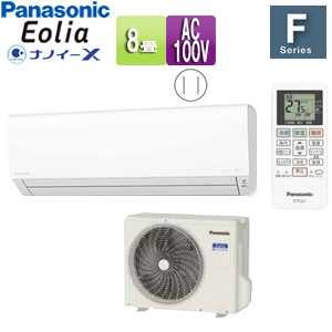 CS-252DFL-W+CU-252DFL｜パナソニック○ルームエアコン[Fシリーズ][100V]