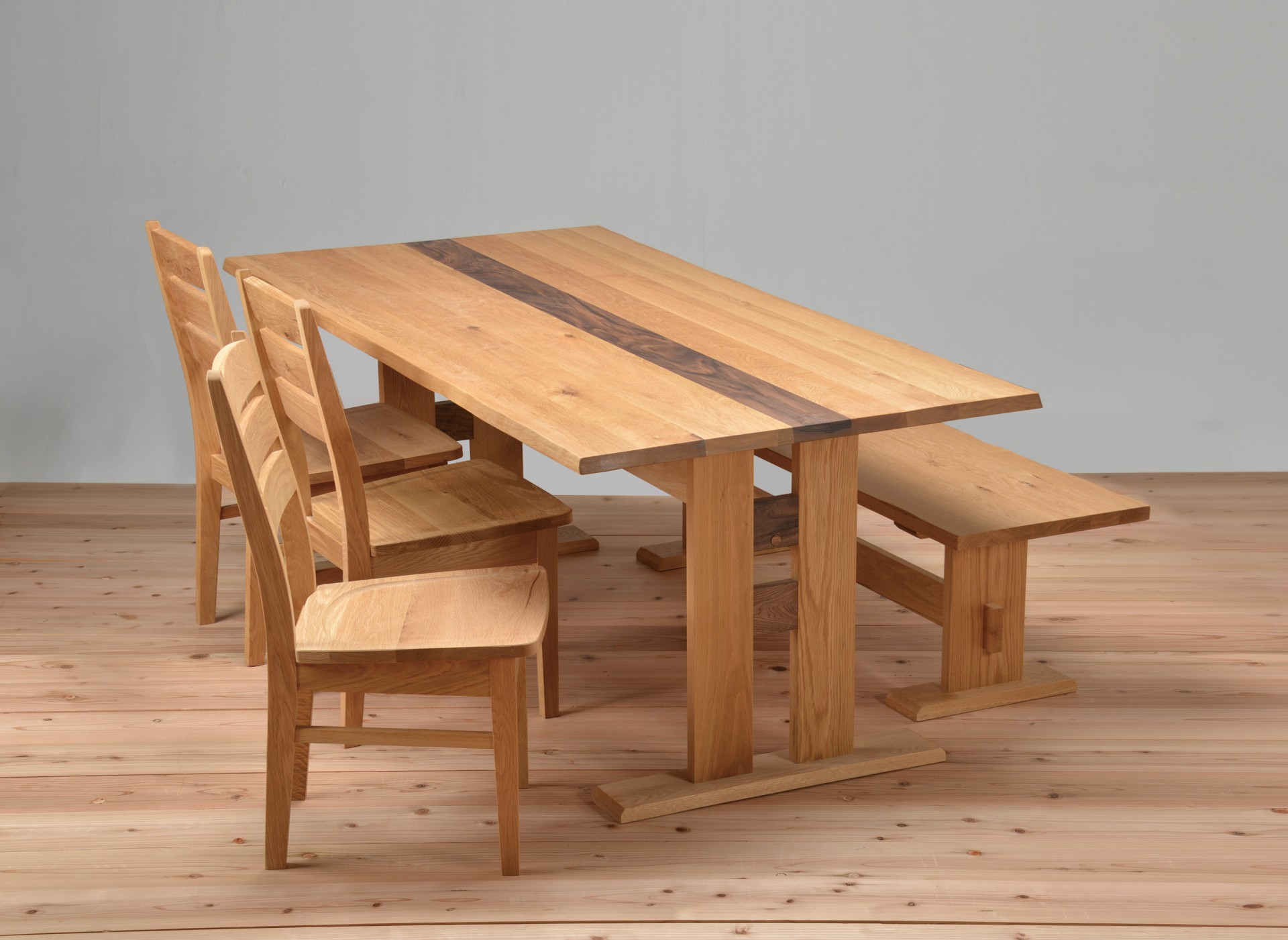 KAKISHIBU｜ダイニングテーブル TWO-180-2/TWO-120-2 | エコ・リビング