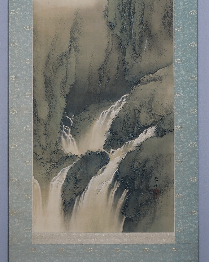 田中頼璋 渓山飛瀑圖 | 掛軸(掛け軸)販売／表装ご依頼は掛軸いっぷく