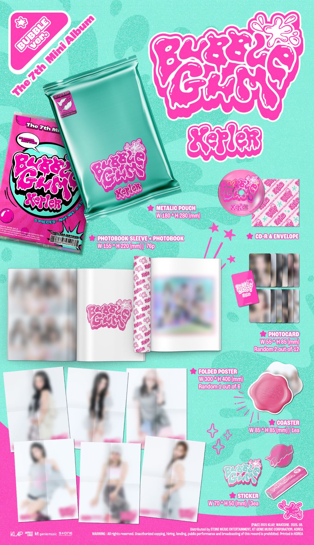 Kep1er - BUBBLE GUM – Kpop Planet Global