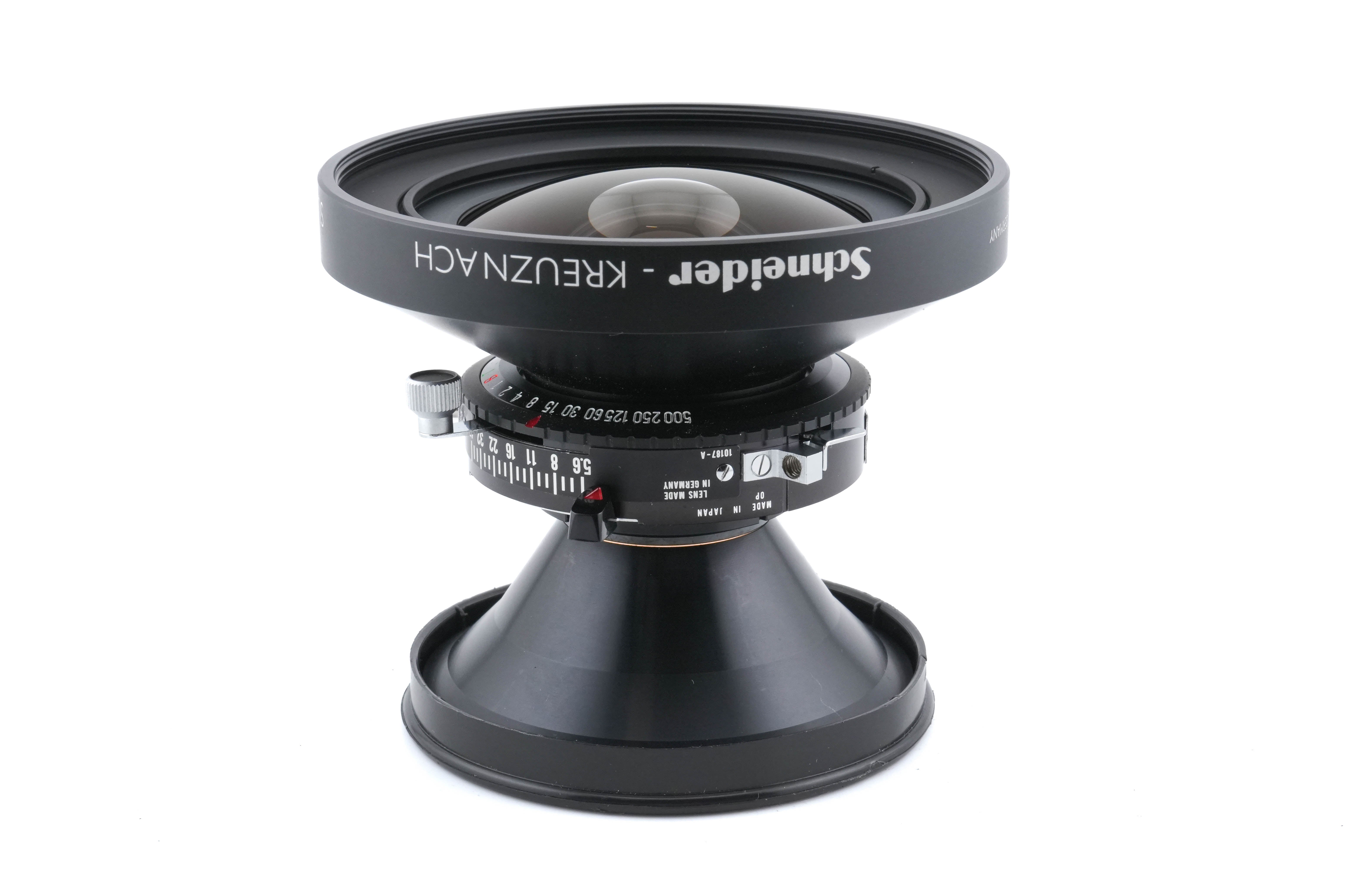 Schneider-Kreuznach 72mm f5.6 Super-Angulon XL 115° (Shutter