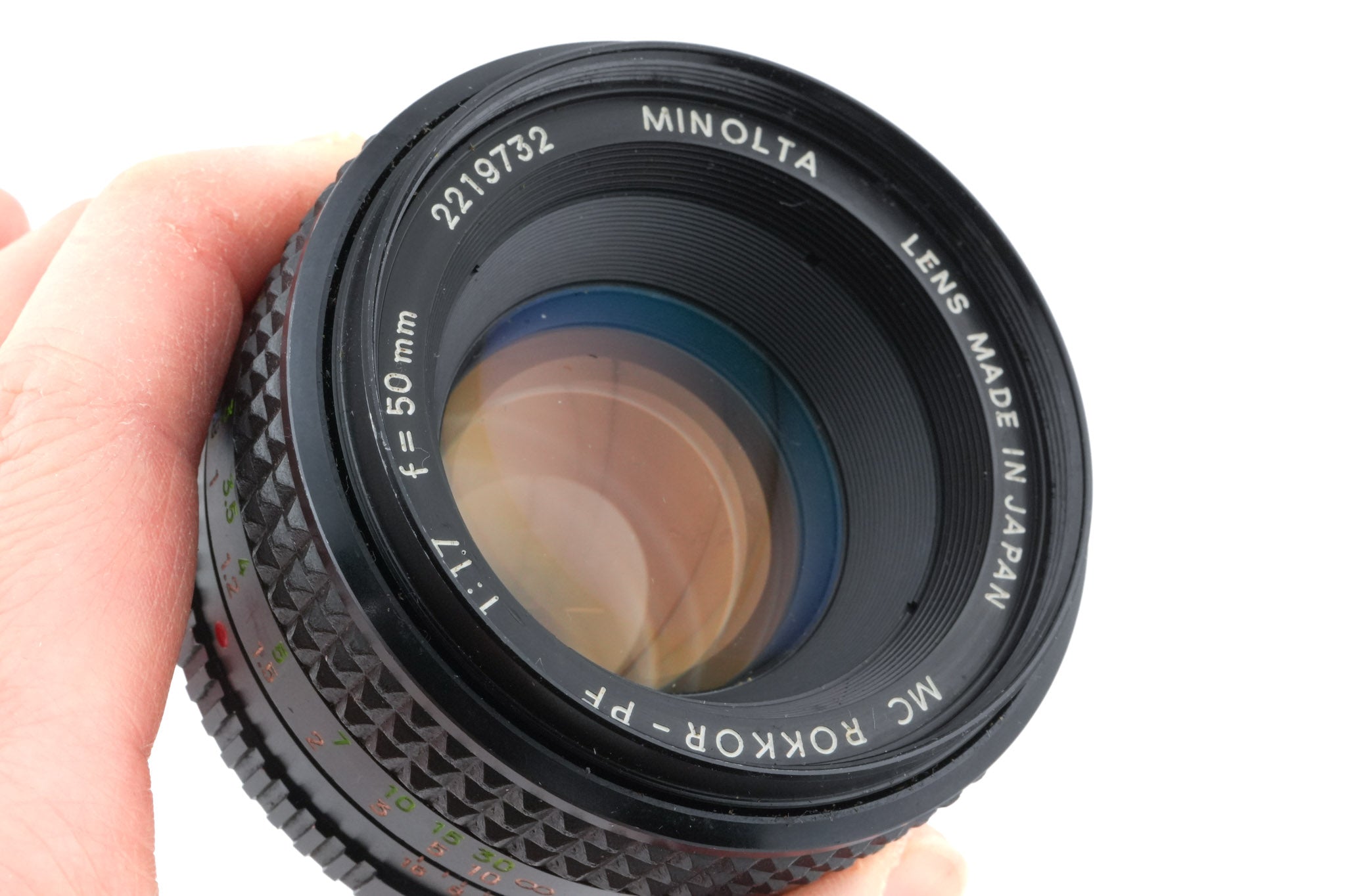 Minolta 50mm f1.7 MC Rokkor-PF - Lens – Kamerastore