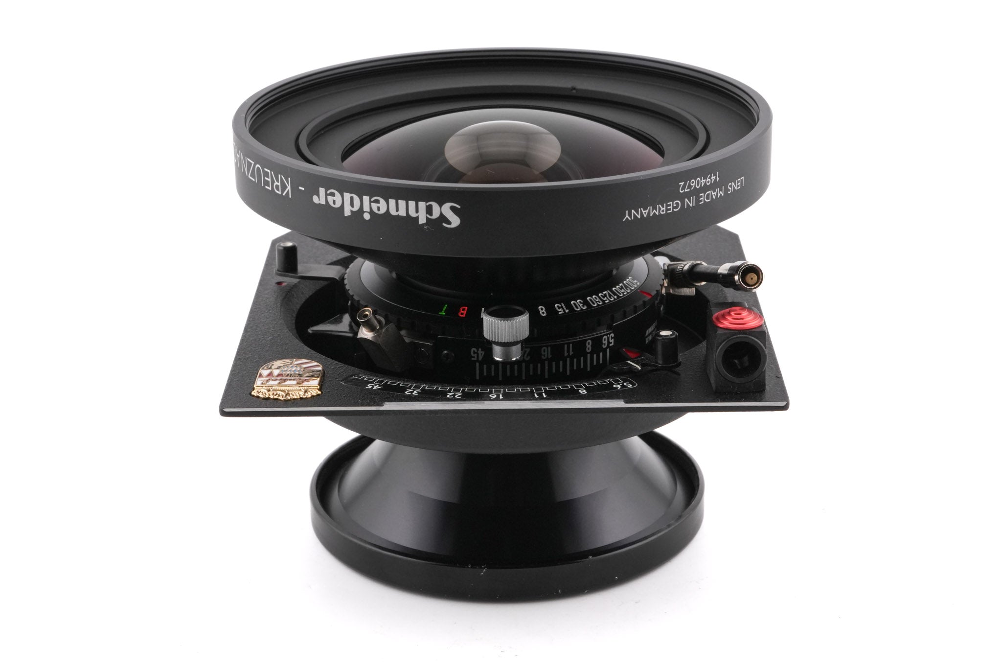 Schneider-Kreuznach 72mm f5.6 Super-Angulon XL 115° (Shutter