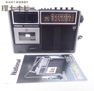 National ナショナル ラジオカセットデッキ RX-C48 レトロラジカセ