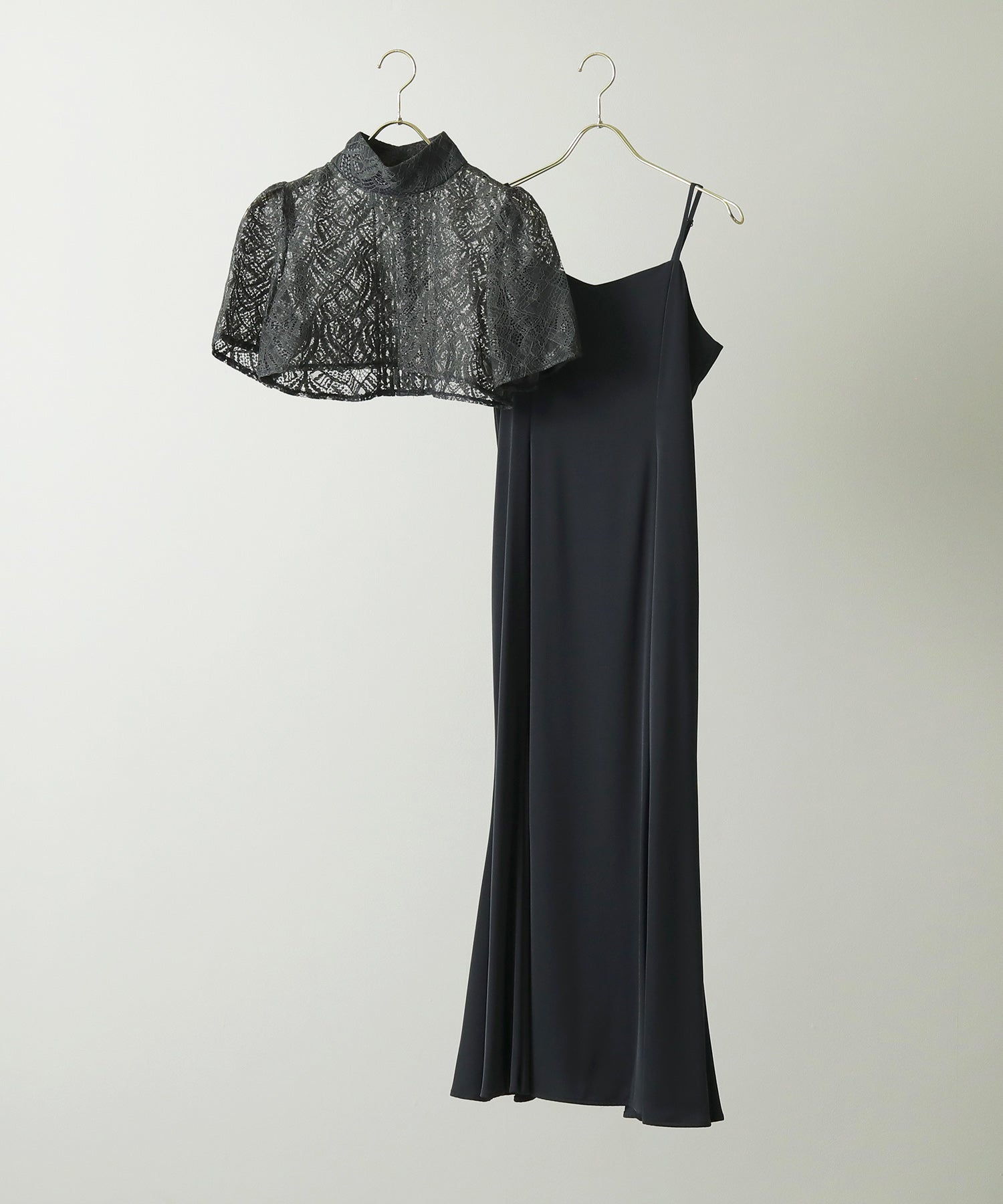 3wayレースボレロ&マーメイドキャミパーティードレス