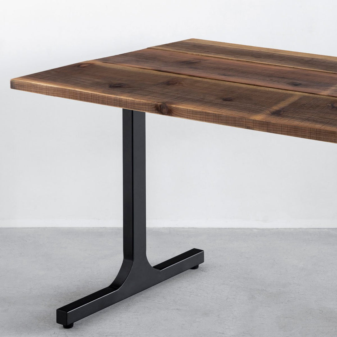 THE TABLE / 無垢 杉 ヴィンテージスタイル × Black Steel – KANADEMONO