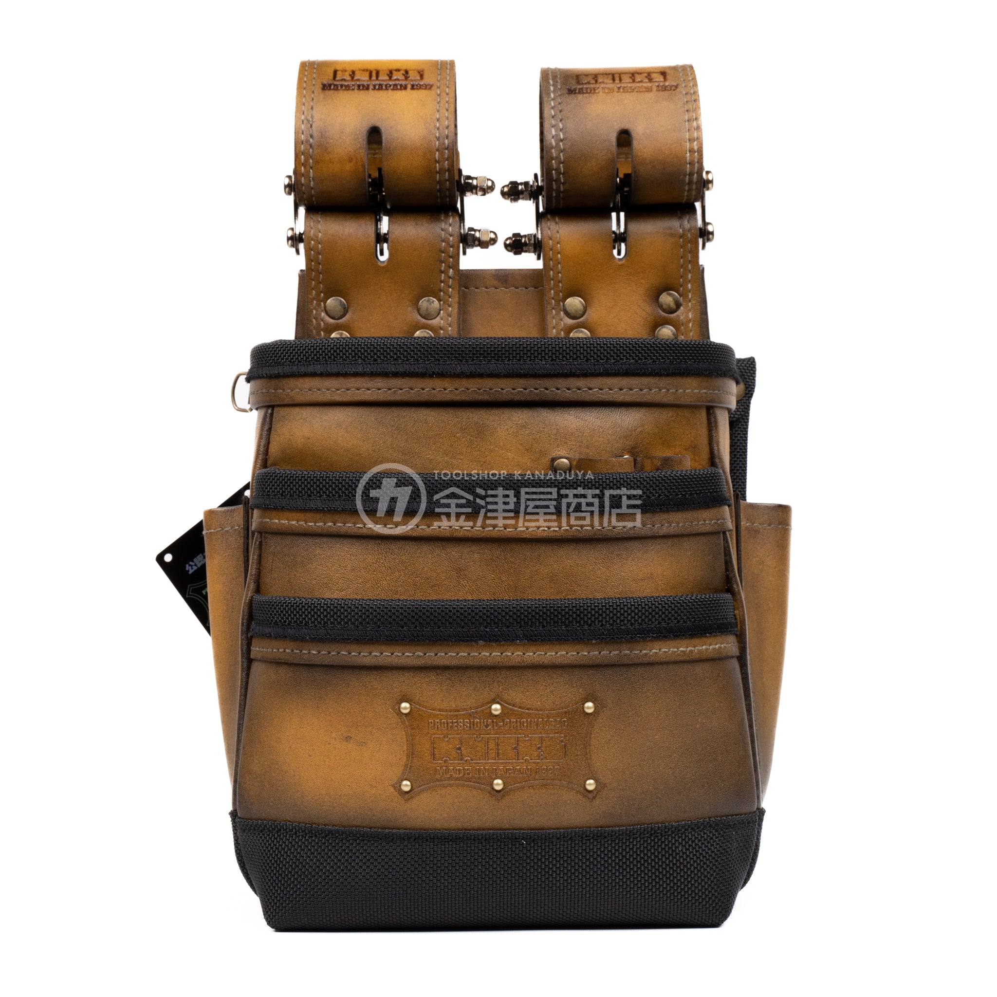 ニックス(KNICKS) 最高級硬式グローブ革3段腰袋チェーンタイプ バリ