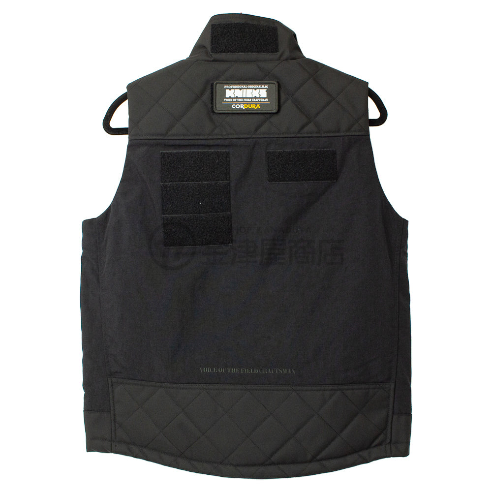 ニックス(KNICKS) コーデュラ 防寒ベスト ブラック/レッド 12504