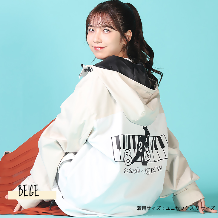 完全受注生産】 826aska×KANGOL REWARDコラボ第6弾 マウンテンパーカー