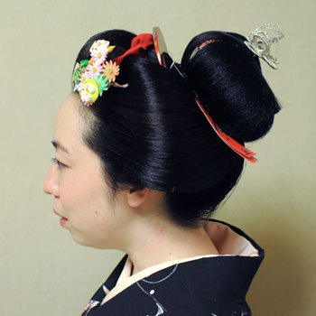 日本髪図鑑 050 お染 エミ美容室