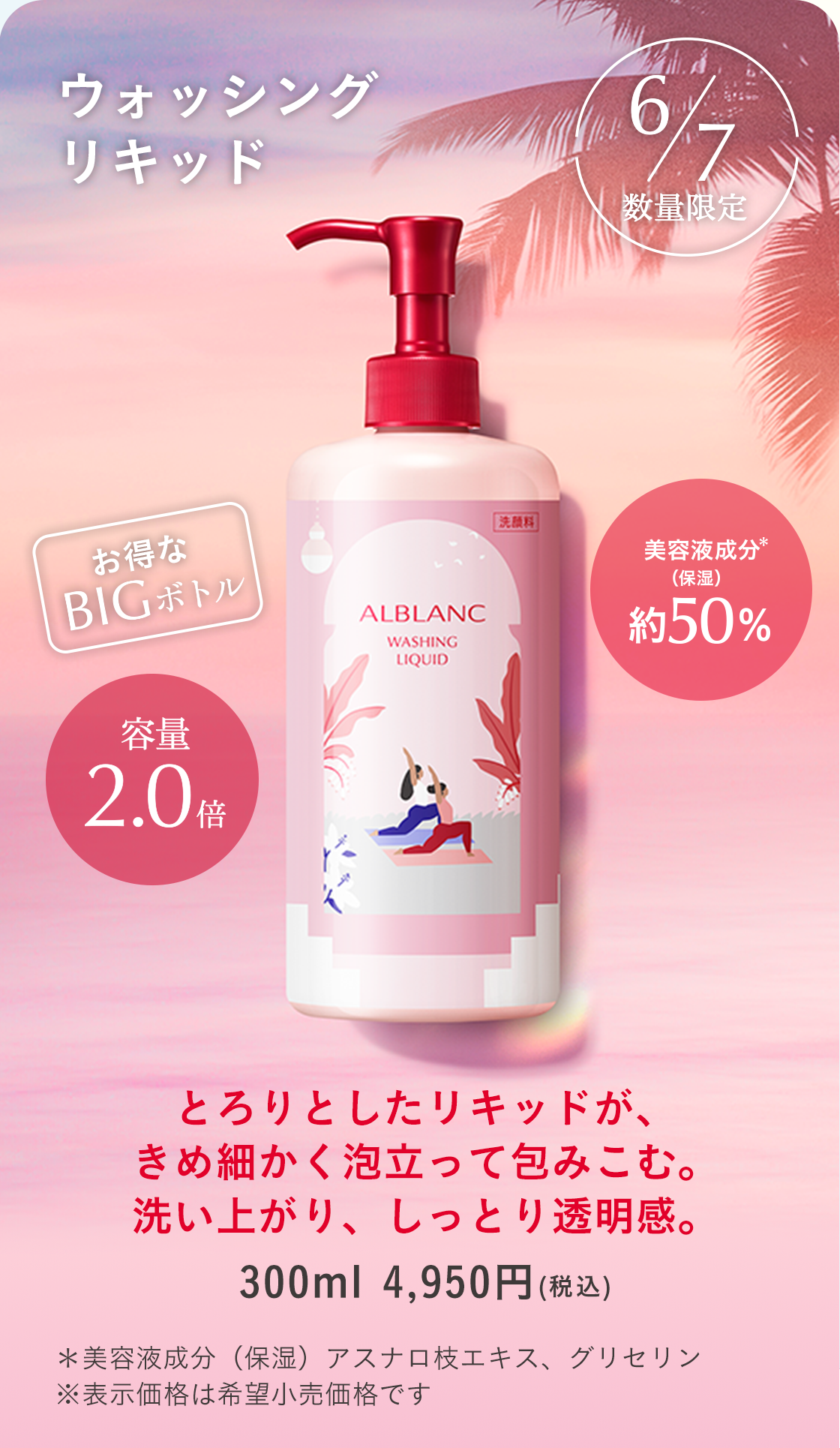 花王ソフィーナ アルブラン クレンジング＆洗顔 BIGボトル