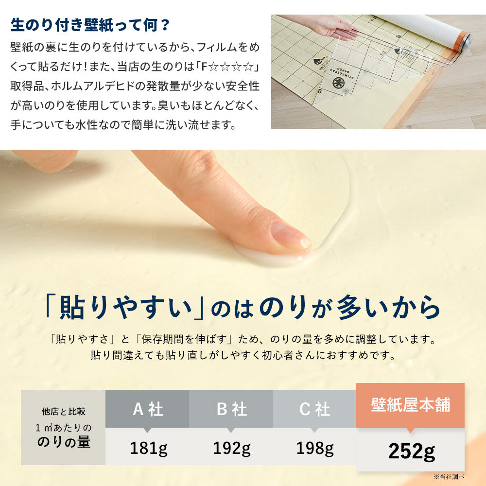 生のり付き【1m単位切り売り】国産壁紙 クロス / サンゲツ