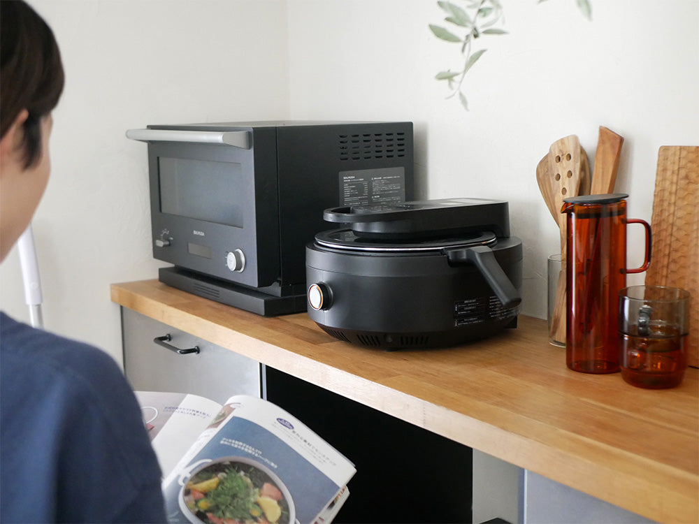 AINX/アイネクス＞全自動調理スマートオートクッカー ブラック