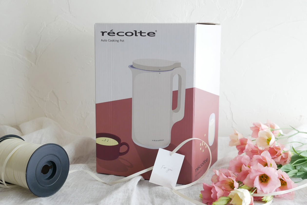 recolte/レコルト＞自動調理ポット 《別冊レシピブック&トング付き特別