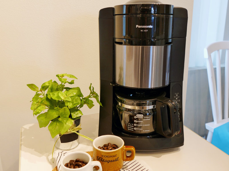パナソニック、コクのあるノンカフェインコーヒーが抽出できる「全自動