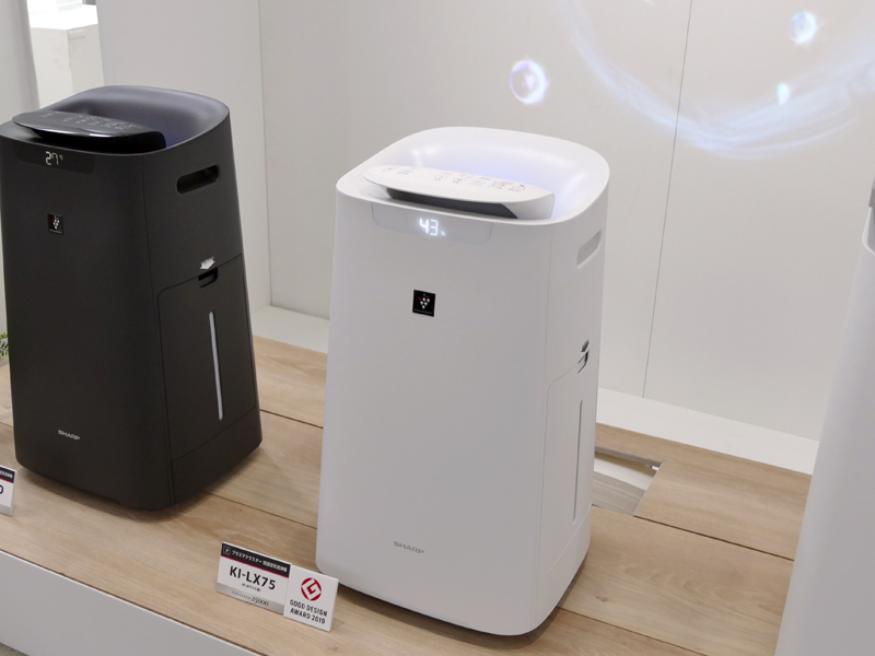 シャープ、デザインを一新し「加湿集中ガイド」を搭載した加湿空気清浄