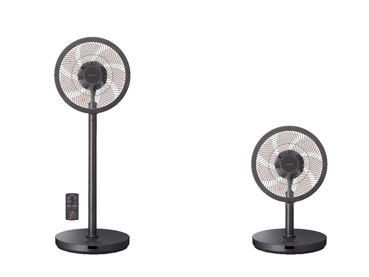 三菱、ボタンとハンドルが抗菌仕様のDCサーキュレーション扇風機