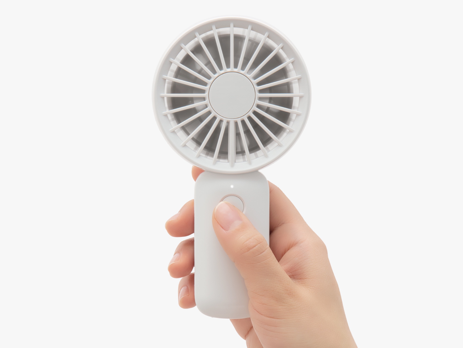 リズム、2重反転で大風量のハンディファン - 家電 Watch