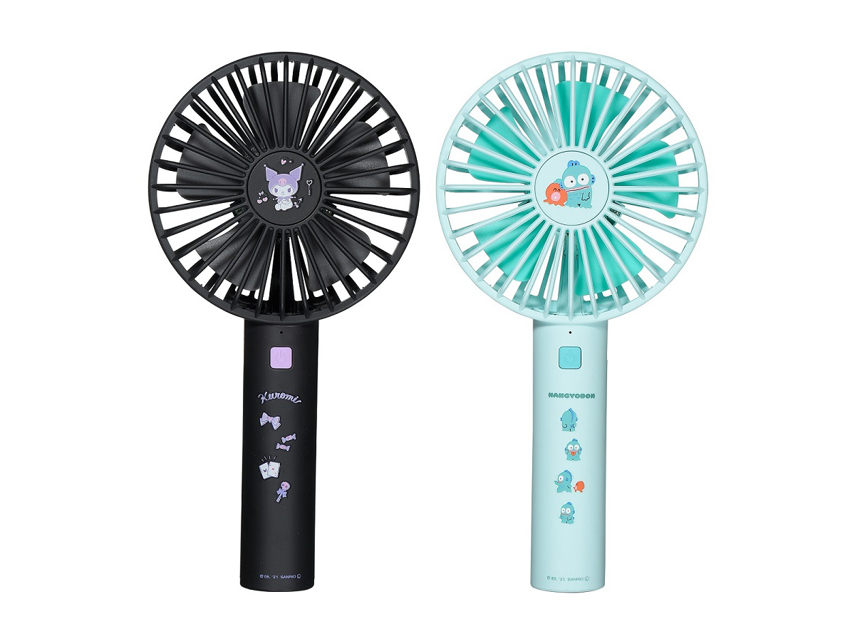 クロミとハンギョドンのハンディファン。首掛けタイプも - 家電 Watch