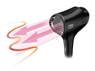 シャープ×アデランス、かっさで頭皮ケアするドライヤーに新色ブラック